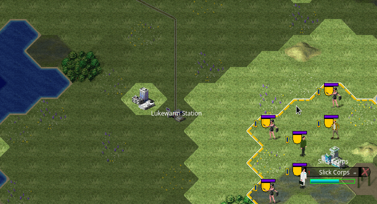 Moving a unit